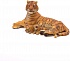 Фигурка Тигрица лежащая с тигрятами  - миниатюра №2